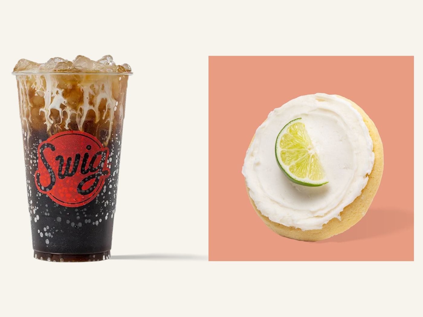 Swig dirty soda and sugar cookie — rewards for the Catch a Kid program